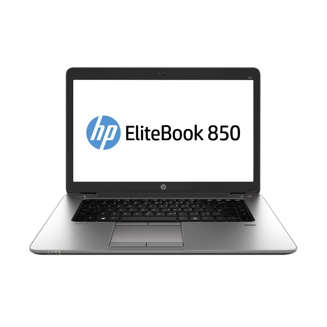 Refurbished HP EliteBook 850 G3 Business Laptop - Intel Core i5 6th Gen, 8GB/16GB RAM, 256GB SSD, 15.6-inch FHD Display, Windows 10 Pro - Stallone Condition - EGY Technology
