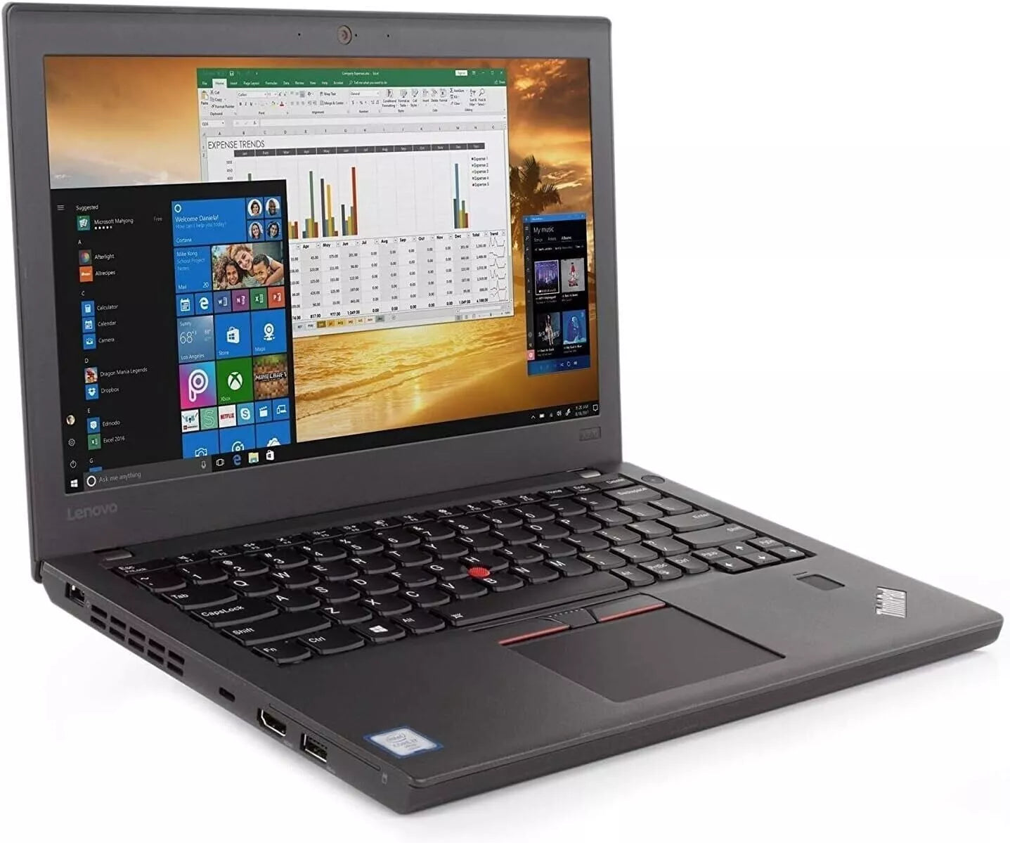Refurbished Lenovo ThinkPad X270 Laptop - Intel Core i7 6th Gen, 8GB/16GB RAM, 256GB/512GB SSD, 12.5-inch HD Display, Windows 10 Pro - Grade D Condition - EGY Technology