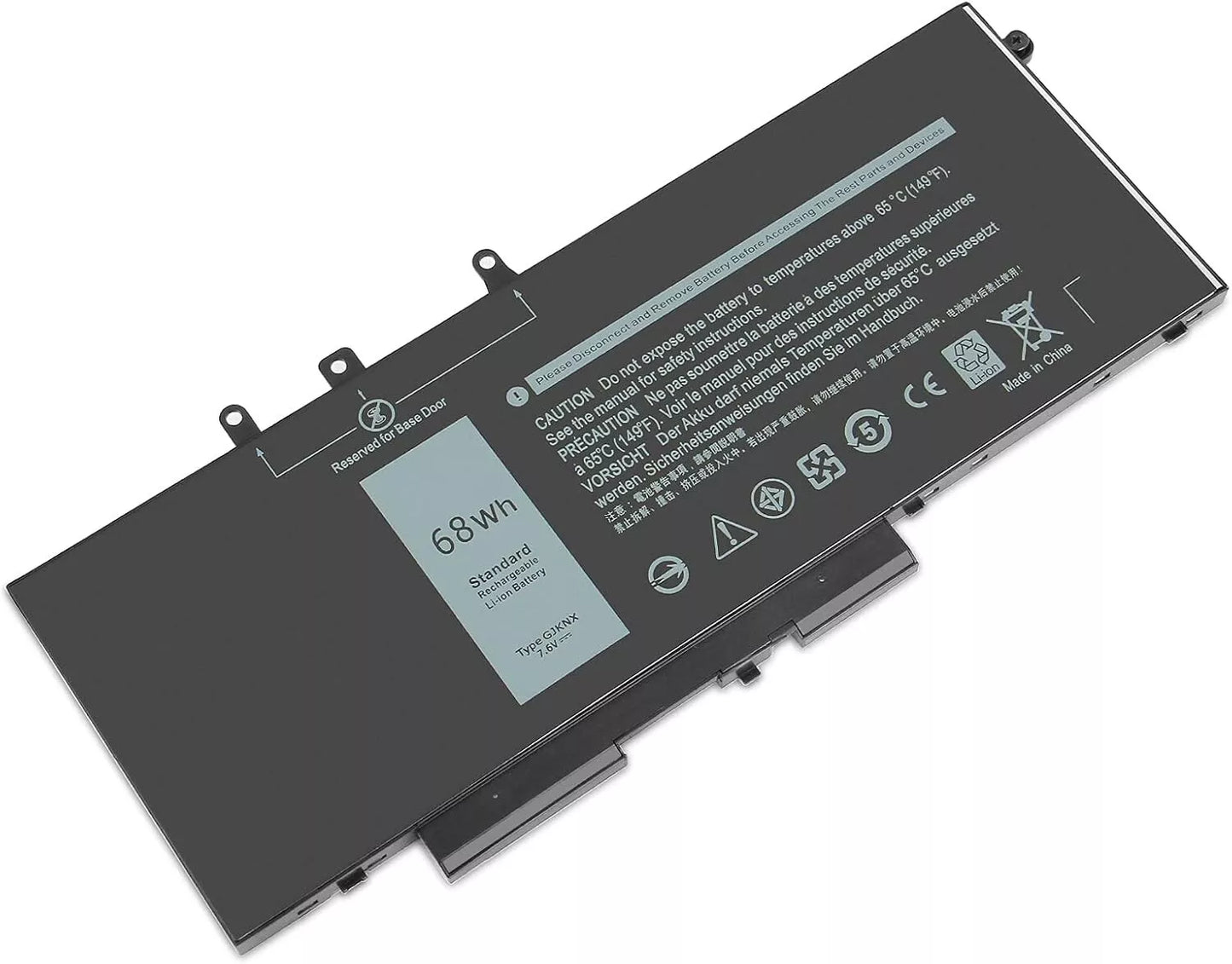GENUINE Dell Latitude 5290/5490 Battery 68Wh 7.6V (GJKNX, DV9NT, KCM82, GD1JP) - EGY Technology