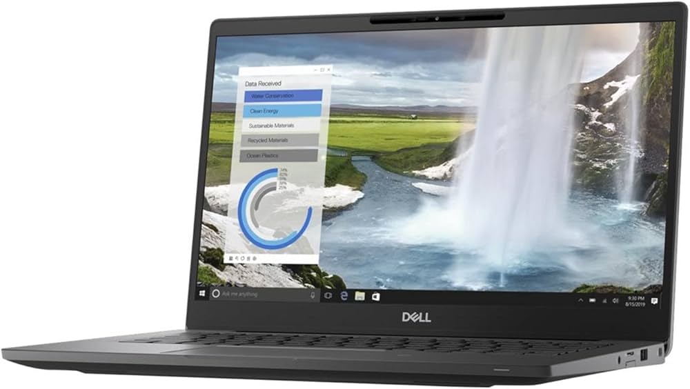 Refurbished Dell Latitude 7300 Business Laptop - Intel Core i5 8th Gen, 13.3-inch FHD Display, 8GB RAM, 256GB SSD, Windows 10 Pro - Fair Condition - EGY Technology