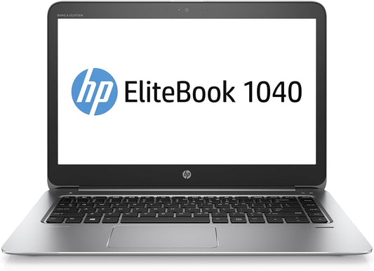 Refurbished HP EliteBook Folio 1040 G3 – 14” Business Ultrabook, Intel Core i7 6th Gen, 8GB RAM, 256GB SSD, Windows 10 Pro Grade C - EGY Technology
