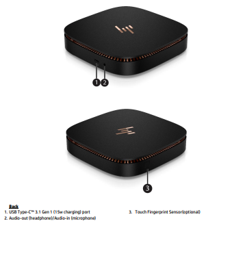 HP Elite Slice G1 Mini Desktop PC Intel® Core™ i5-7600T 8GB SSD 256 GB GRADE A - Refurbished - EGY Technology