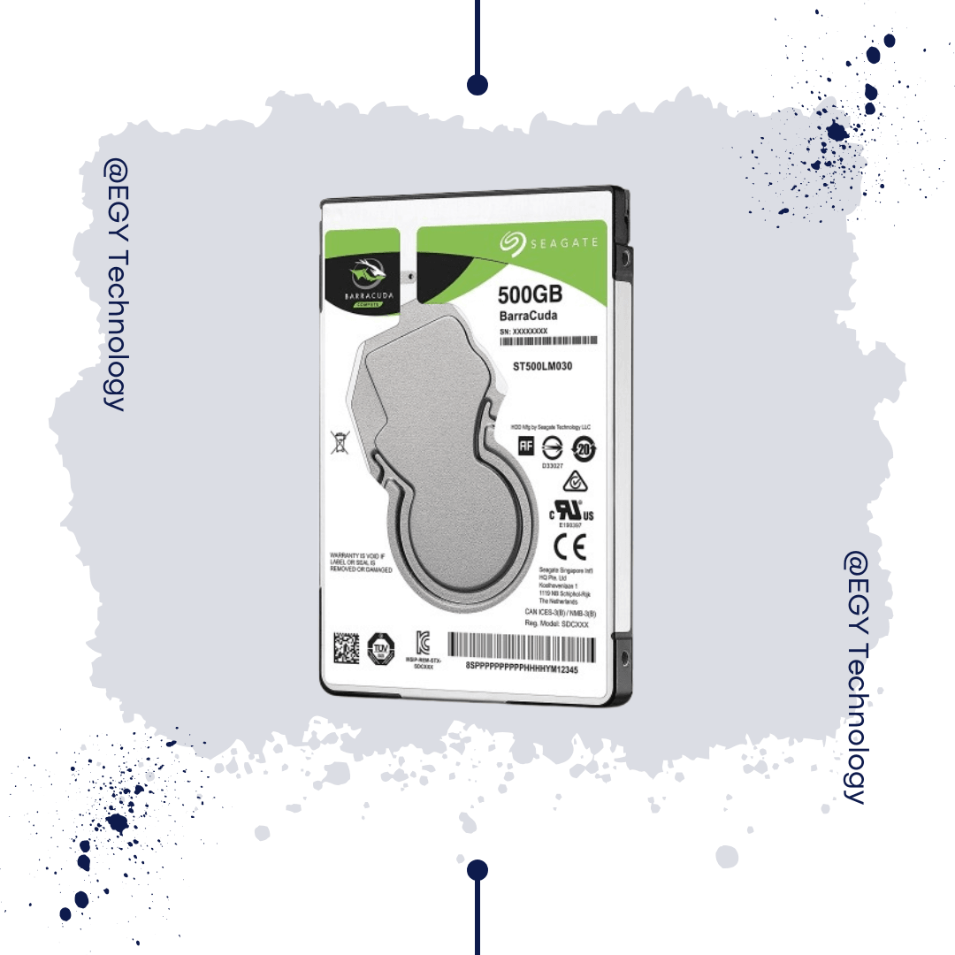 Windows 10 pro Seagate 500GB Hard Drive BarraCuda ST500LM030 2.5" SATA - EGY Technology