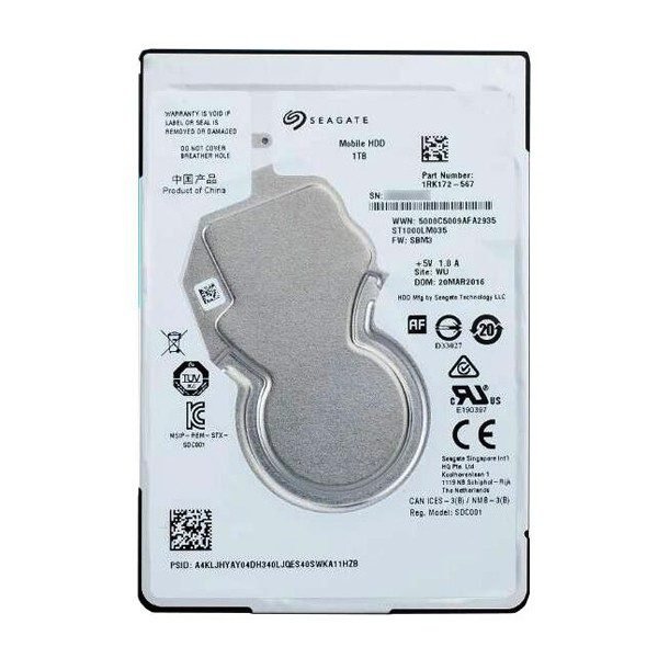 1TB 2.5" SATA Laptop Hard Drive – WD, HGST, Seagate - EGY Technology