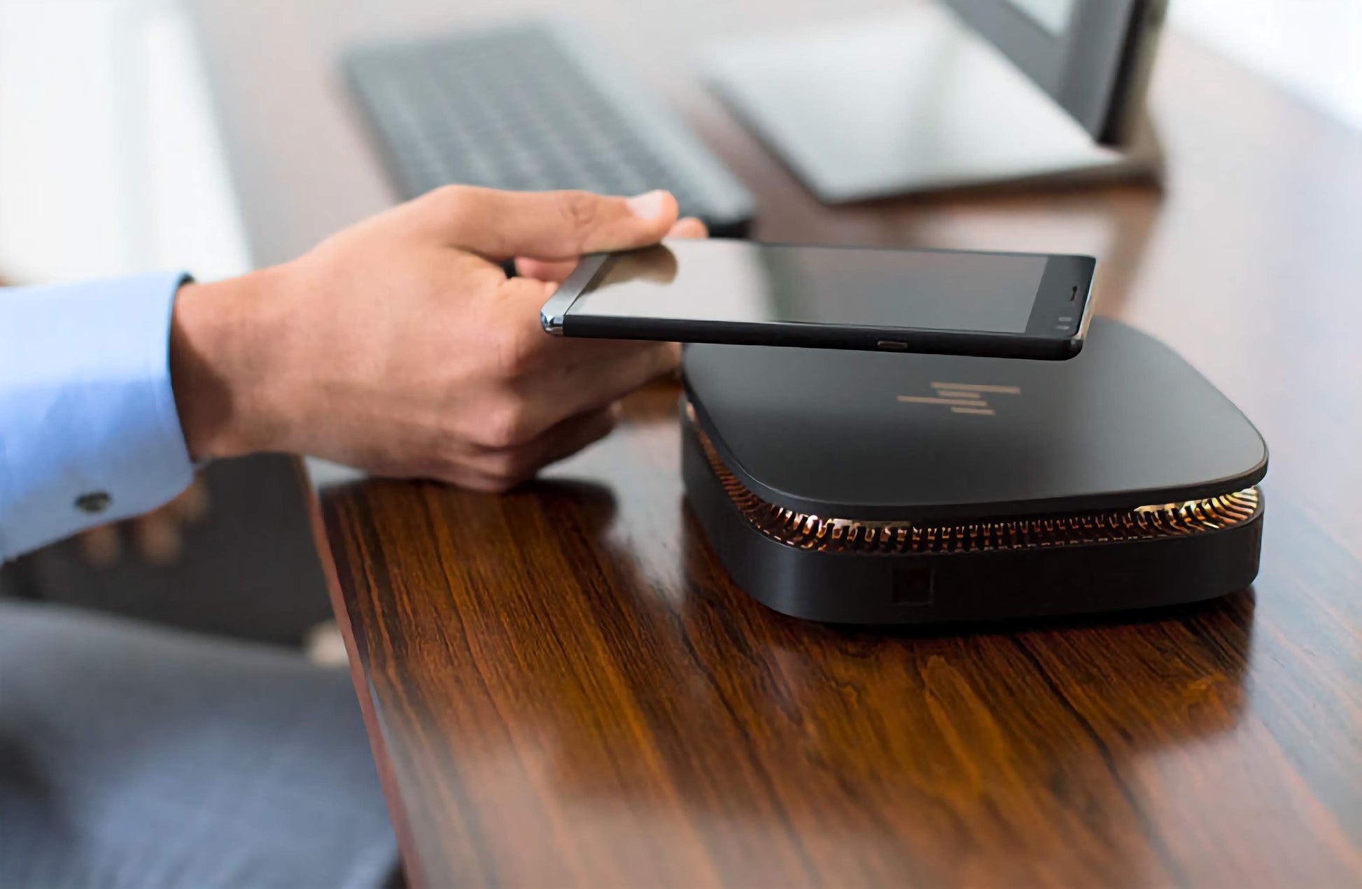 HP Elite Slice G1 Mini Desktop PC Intel® Core™ i5-7600T 8GB SSD 256 GB GRADE A - Refurbished - EGY Technology