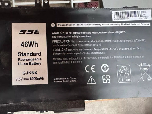 46Wh 7.6V 6000mAh GJKNX Replacement Battery For Dell Latitude 5480 5580 5280 528 - EGY Technology