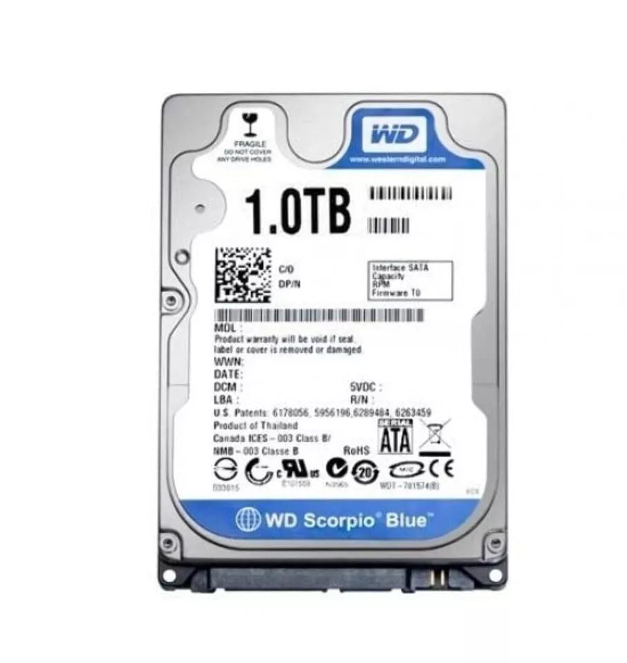 Joblot of 5x 1TB 2.5" Hard Drives – Mixed Brands – Fully Tested and Working - EGY Technology
