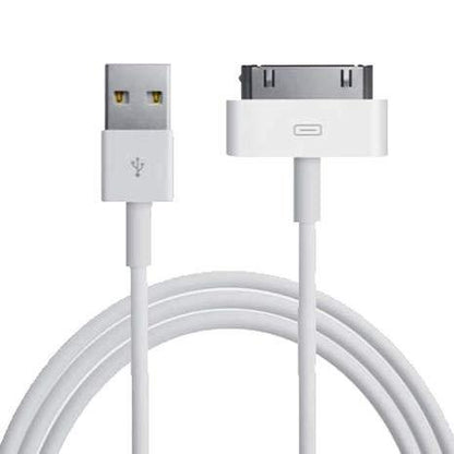 3m White 30-Pin USB Cable for iPhone, iPad, iPod - Charging & Sync - EGY Technology